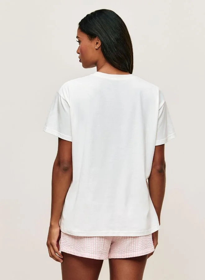 UNDIZ White Jersey top for Women | Best Price UAE